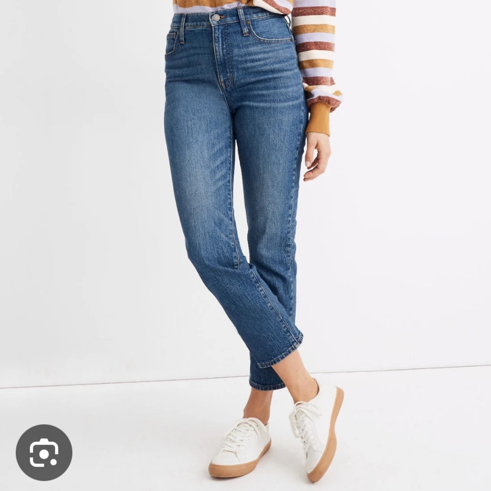 Madewell Classic Straight Jeans in Coldbrook Wash